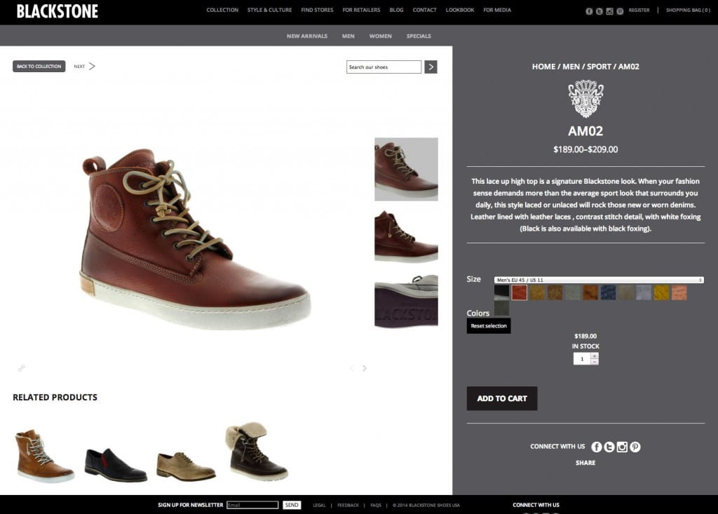 Blackstone Shoes USA