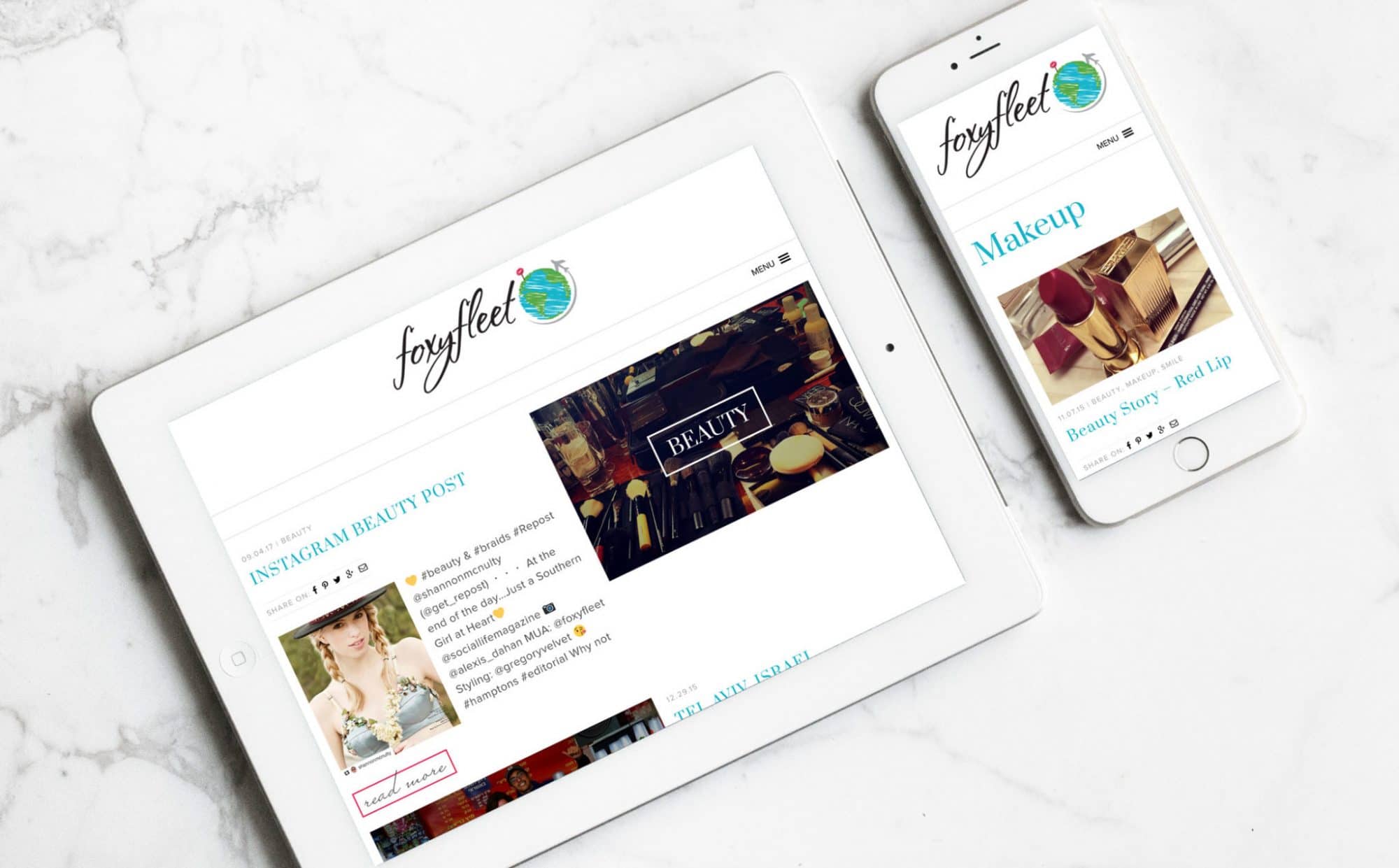 FoxyFleet Website Design by KStudioFX