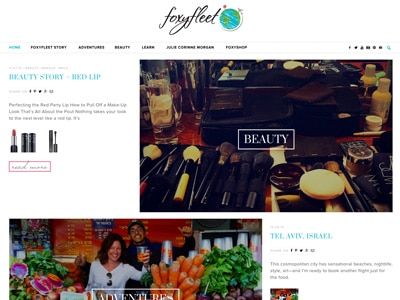FoxyFleet Wordpress Website Design - KStudioFX