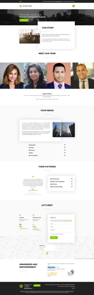 Javedlaw Wordpress Website Design - KStudioFX